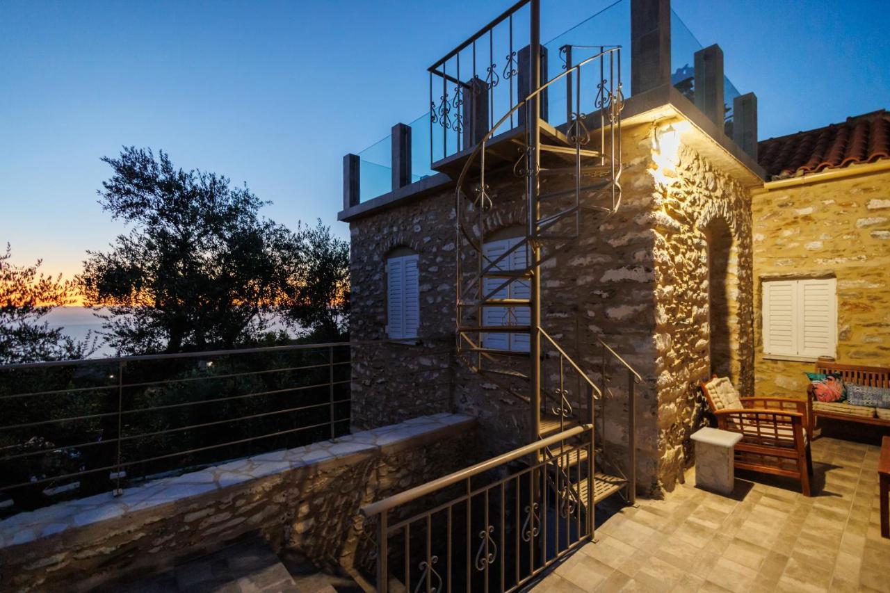 Villa Somatiana- Traditional Stone House , West Mani Thalámai Extérieur photo