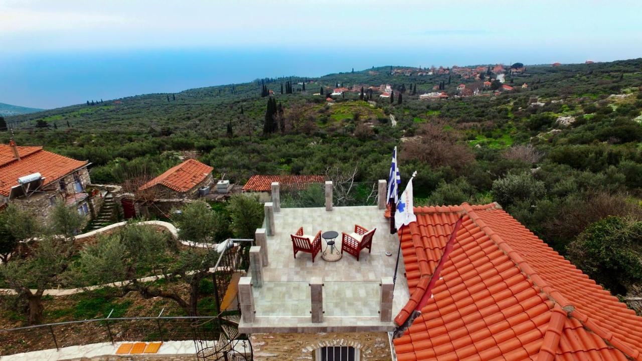 Villa Somatiana- Traditional Stone House , West Mani Thalámai Extérieur photo